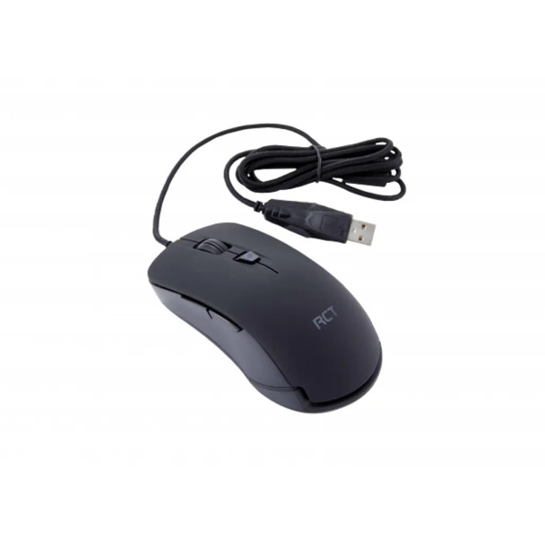 RCT CT12 Optical USB Mouse Black 3200 DPI