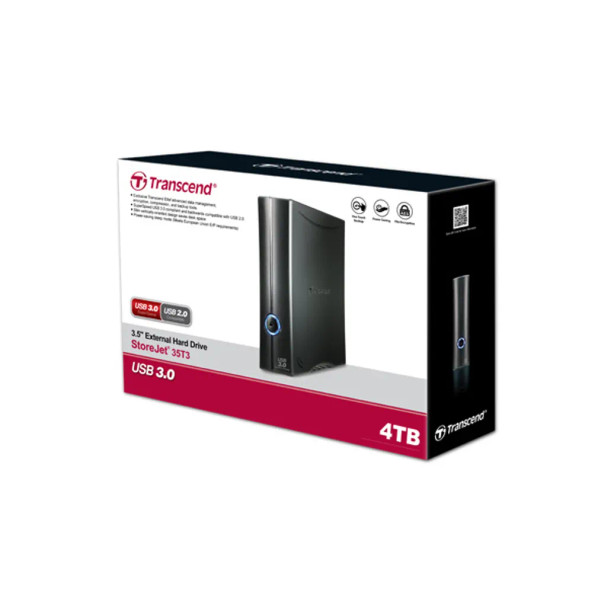 TRANSCEND STOREJET 4TB 3.5'' USB3.0 HDD