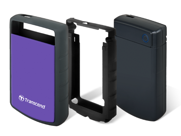 TRANSCEND 1TB USB3.1 RUGGED 2.5'' HDD - PURPLE