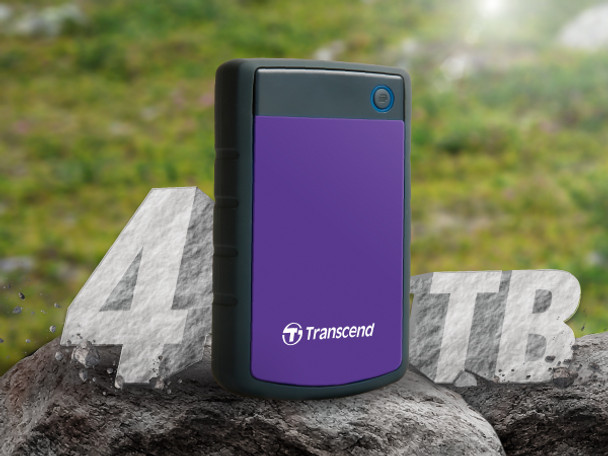 TRANSCEND 2TB USB3.1 RUGGED 2.5'' HDD - PURPLE