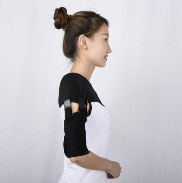 Regular + Shoulder Pads Style Shoulder Joint Fixation Belt Dislocation Stroke Hemiplegia Shoulder Support, Specification: One Size