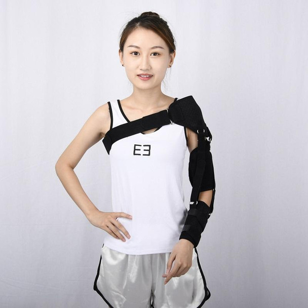 Regular + Shoulder Pads Style Shoulder Joint Fixation Belt Dislocation Stroke Hemiplegia Shoulder Support, Specification: One Size