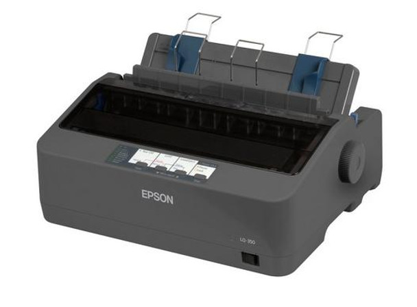 Epson LQ-350; Dot Matrix Printers; Impact dot matrix; 80 columns; 24 Needles; RS-232; Bidirectional parallel; USB 2.0 Type  B