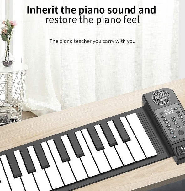 PN61S 61-key Hand-Rolled Foldable Piano Thickened Portable Beginner Keyboard