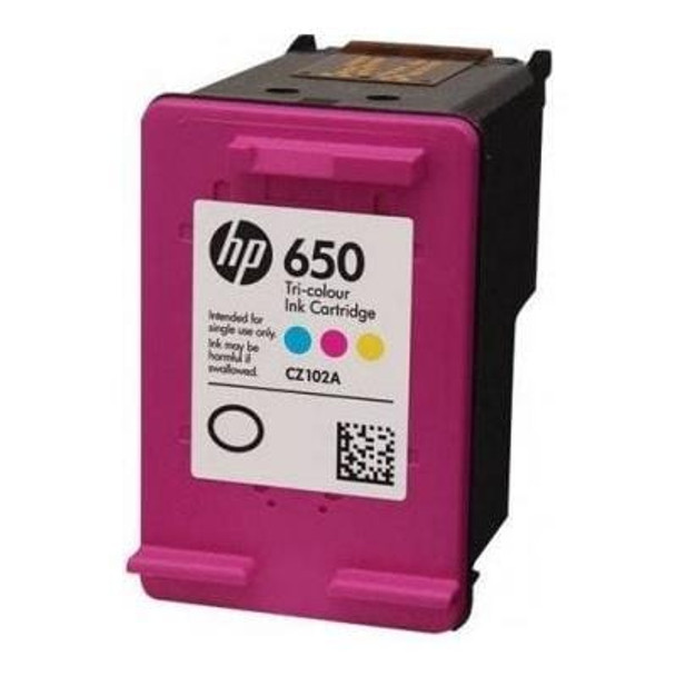 HP 650 Tri-color Original Ink Cartridge