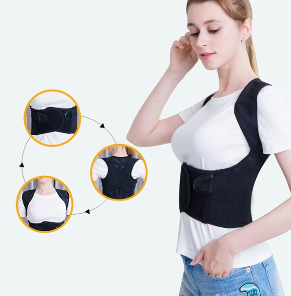 Male And Female Adult Kyphosis Correction Belt Student Sitting Posture Abdomen Correction Belt, Specification: XS