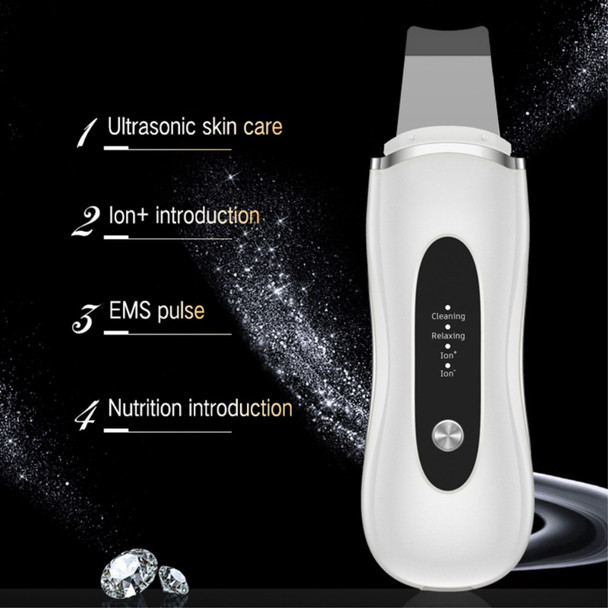 C2 Ultrasonic Cleaner Face Scrubber Deep Skin Cleansing Shovel Facial Skin Purifier - White