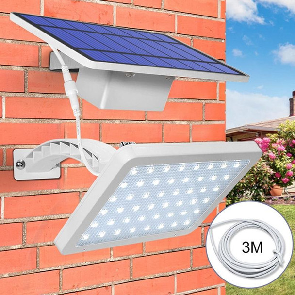48 LED Detachable Solar Light IP65 Waterproof Outdoor Courtyard LED Street Lamp, Light Color:White Light(Black)