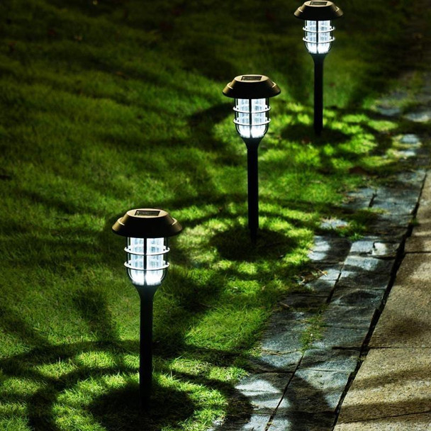 2 PCS Solar Striped Lawn Light LED Outdoor Waterproof Garden Park Landscape Light(White Light)