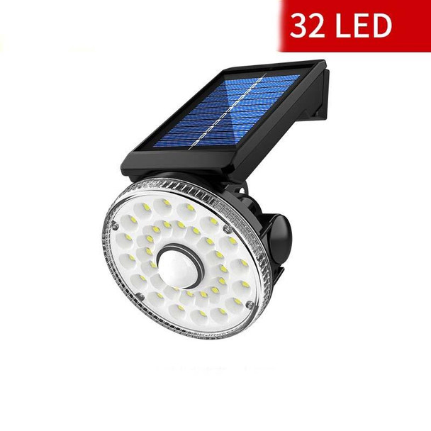 32 LED Solar Wall Light Outdoor Waterproof Human Body Induction Garden Lamp Street Light