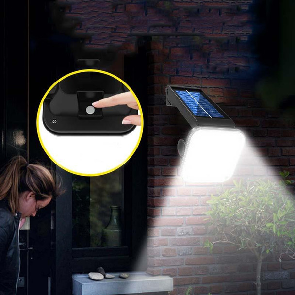 48 LED Solar Wall Light Outdoor Waterproof Human Body Induction Garden Lamp Street Light