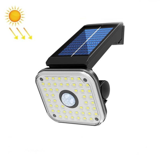 48 LED Solar Wall Light Outdoor Waterproof Human Body Induction Garden Lamp Street Light