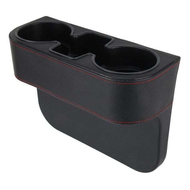 Car Seat Crevice Storage Box Cup Drink Holder Auto Pocket Stowing Tidying for Phone Pad Card Coin Case Car Accessories(Black)