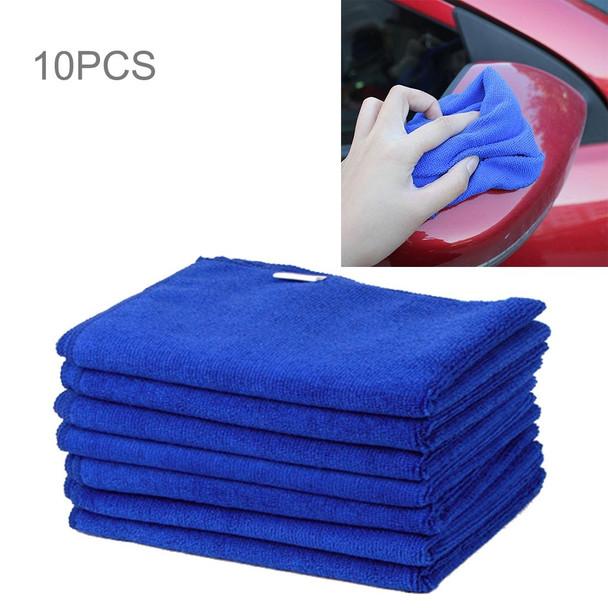 10 PCS 30cm  30cm Microfiber Quick Dry Towels Cleaning Cloth Car Detailing Care Towels Car Care Towels