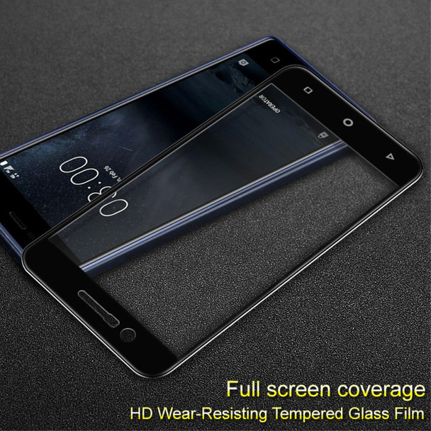 IMAK Full Size Tempered Glass Protector Film for Nokia 3