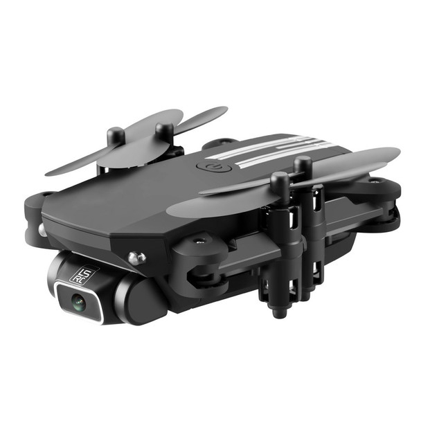 LANSENXI LS-MIN Mini WiFi FPV 1080P-500W HD Camera Altitude Hold Mode Foldable RC Drone Quadcopter - Black