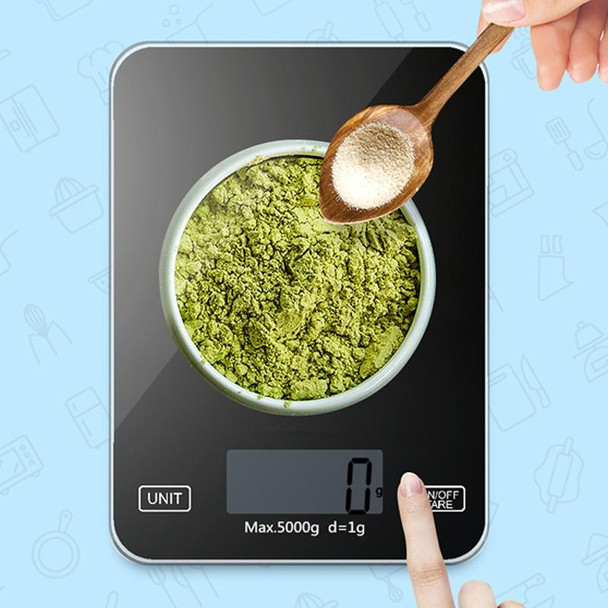 Mini Small 5kg / 1g Kitchen Digital Electronic Scale(Black)