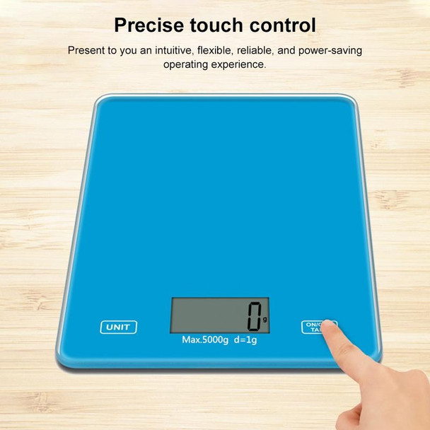 Mini Small 5kg / 1g Kitchen Digital Electronic Scale(Blue)