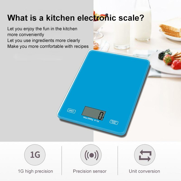 Mini Small 5kg / 1g Kitchen Digital Electronic Scale(Blue)