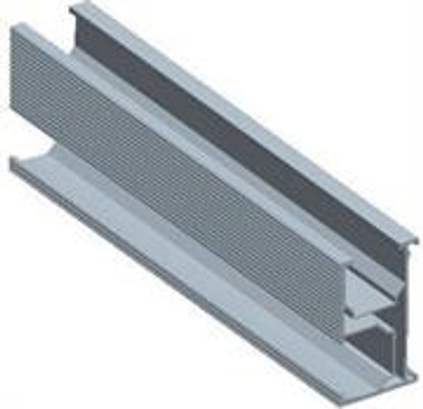 Solarix D Rail For Solar Panel Mounting- Length 4.3 Metres, Aluminium 6005 T5, Including 1x T Module, Suitable For Rooftop Installations, Retail Box, No warranty