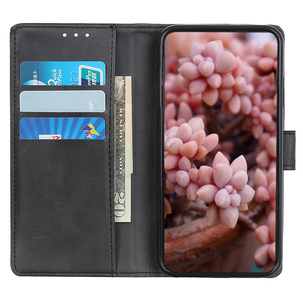 For Xiaomi Poco F4 GT/Redmi K50 Gaming PU Leather Phone Case Shockproof TPU Stand Wallet Book Folio Flip Cover - Black