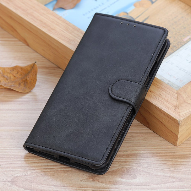 For Xiaomi Poco F4 GT/Redmi K50 Gaming PU Leather Phone Case Shockproof TPU Stand Wallet Book Folio Flip Cover - Black