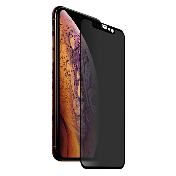 HAT PRINCE 0.26mm 9H 2.5D Privacy Protection Full Screen Tempered Glass Guard Film for iPhone (2019) 6.5" / XS Max 6.5 inch