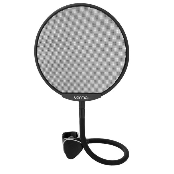 YANMAI PS-6 Studio Recording Microphone Pop Filter Screen Steel Mesh Live Broadcast Accessories