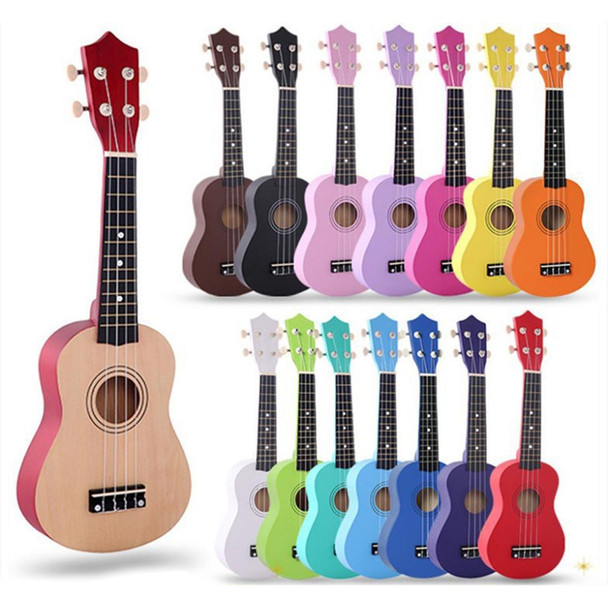 HM100 21 inch Basswood Ukulele Children Musical Enlightenment Instrument(Purple)