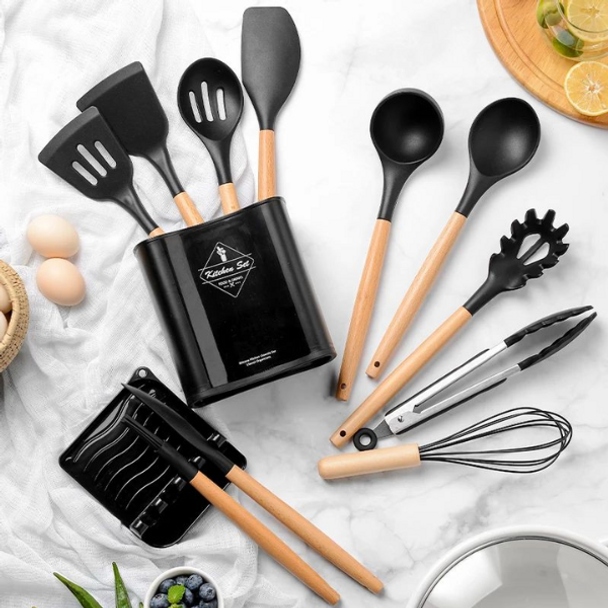 13 Piece Kitchen Silicone Utensil Set