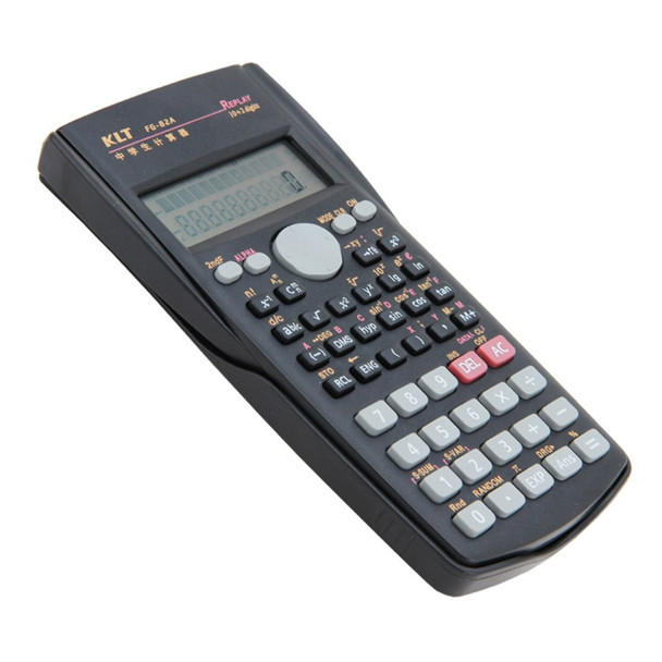 Portable Multifunctional Scientific Calculator 2 Line LCD Display 240 Functions Calculating Tools