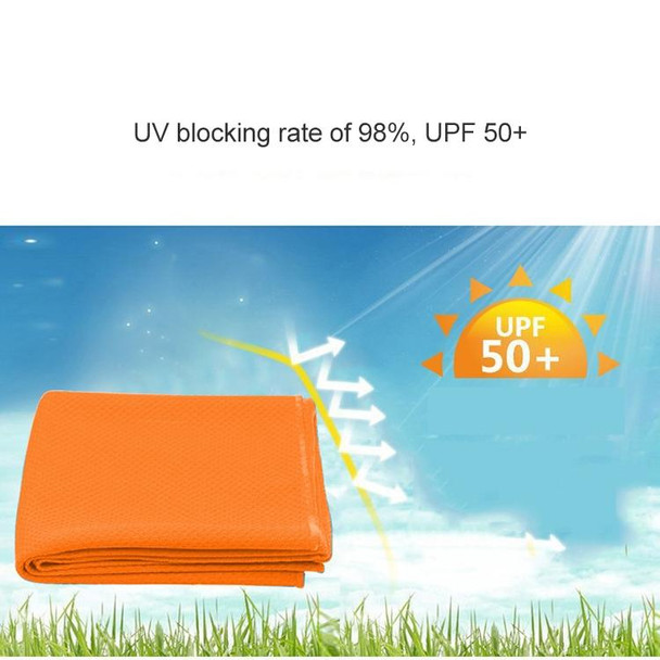 Outdoor Sports Portable Cold Feeling Prevent Heatstroke Ice Towel, Size: 30*80cm(Orange)