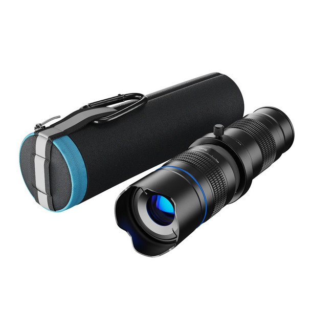 APEXEL All Mental 20-40X HD Monocular Telephoto Telescope Phone Camera Lens + Mini Tripod for Cell Phones