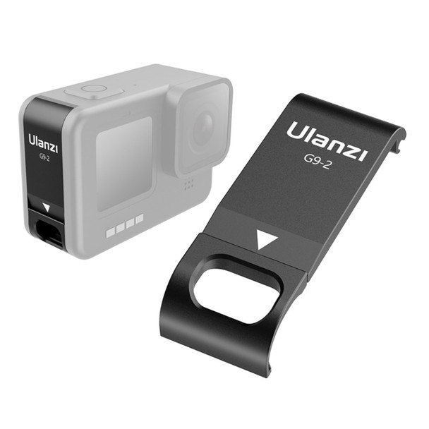 ULANZI G9-2 Action Camera Battery Cover Removeable Battery Door with Type-C Charging Port for GoPro Hero 9