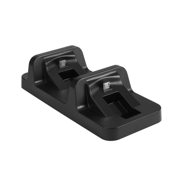 Practical Dual USB Charging Dock Station Stand for PS4 Controller - Black