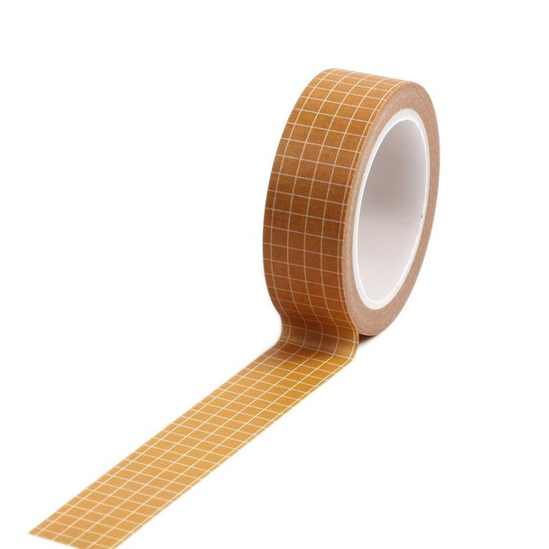 10 PCS Simple Manual Decorative Stickers Plaid Material Tape(FG-06)