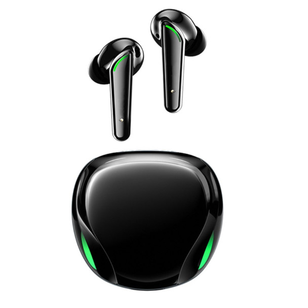 X18 [Standard Version] Wireless Bluetooth 5.1 IPX5 Waterproof Gaming Earphones Semi-in-Ear Earbuds - Black