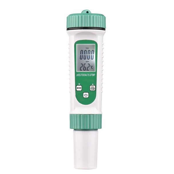 6 in 1 Digital Water Quality Tester PH/EC/TDS/SALT/S.G/Temperature Monitor Portable Testing Meter Analyzer for Drinking Water Aquarium Hydroponics Lab