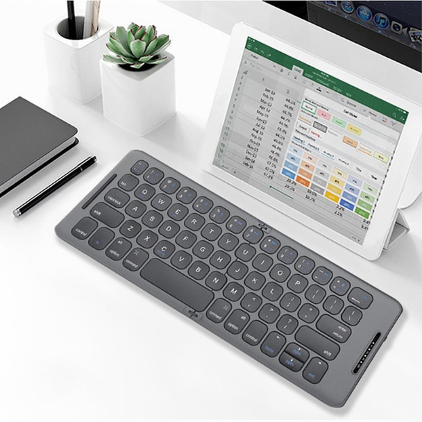 B088 Portable Foldable Bluetooth 65 Keys Keyboard Three-Channel Computer Laptop Phone Wireless Keyboard