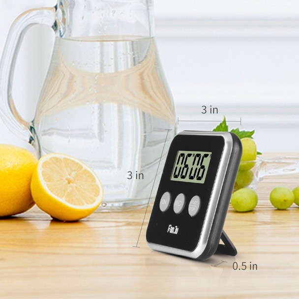 Ultra-thin Timer Kitchen Digital Timer Alarm Laboratory Electronic Stopwatch