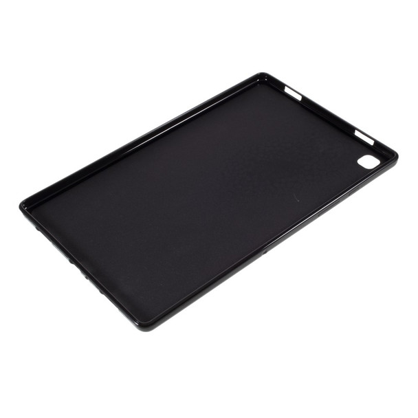 For Samsung Galaxy Tab A7 10.4 (2020) T500 / Tab A7 10.4 (2022)  Protective Case Shockproof Flexible TPU Tablet Back Cover - Black