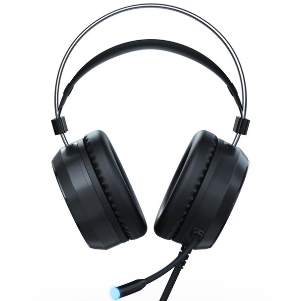 TARGEAL 7.1 Surround Sound USB Wired Headphones Noise Canceling PC Gaming Headset with RGB Light