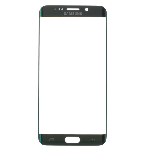 OEM Front Screen Glass Lens Part for Samsung Galaxy S6 Edge Plus G928 - Green