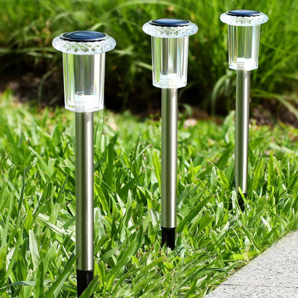 Pack of 6 Solar Pathway Lights - Warm White