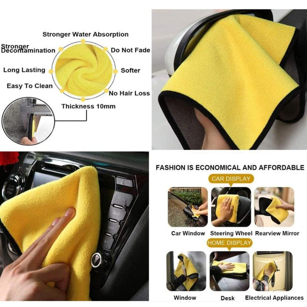 13 PCS / Set Double-Sided Towel Car Wash Gloves