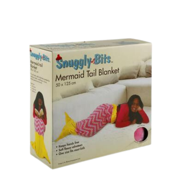 Mermaid Tail Blanket For Kids