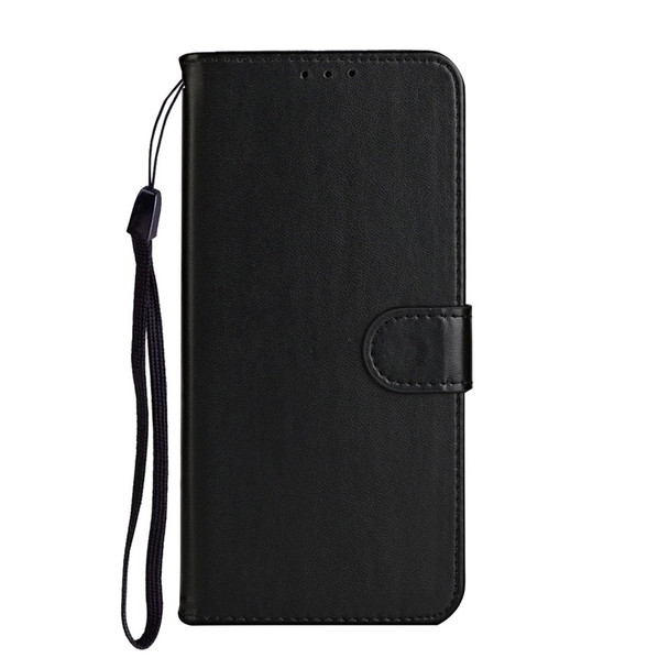 Wallet Leather Stand Phone Protective Case for Xiaomi Redmi Note 9S / Redmi Note 9 Pro / Redmi Note 9 Pro Max - Black
