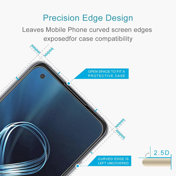 Asus Zenfone 8 10 PCS 0.26mm 9H 2.5D Tempered Glass Film