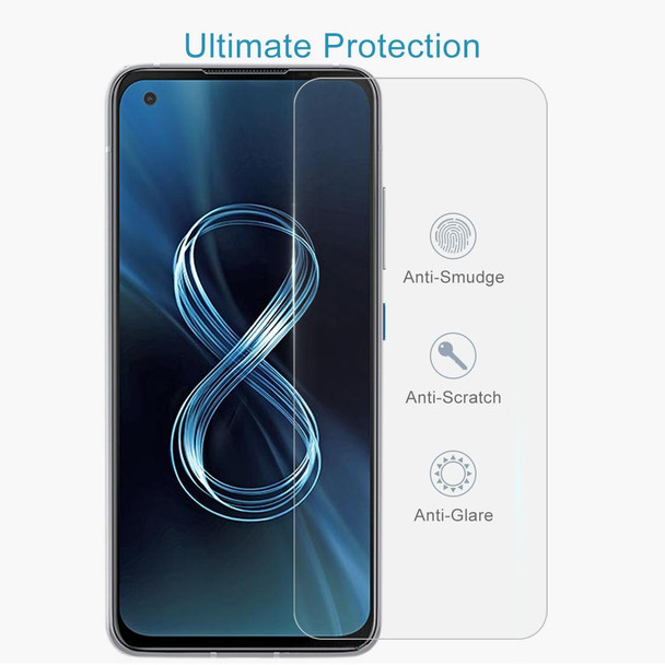 Asus Zenfone 8 50 PCS 0.26mm 9H 2.5D Tempered Glass Film