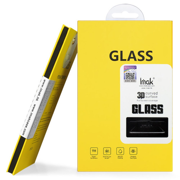 IMAK For TCL 20 Pro 5G AGC Glass Screen Protector Side Glue 3D Curved Ultra Clear Full Cover Screen Film